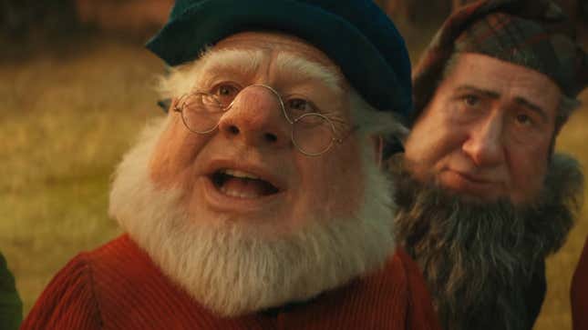 Image for article titled Snow White's Live-Action Seven Dwarfs Are Pure Nightmare Fuel